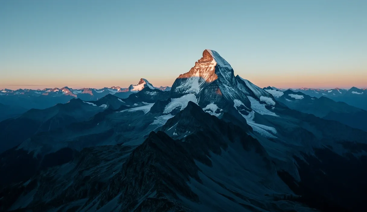 Swiss mountain peak